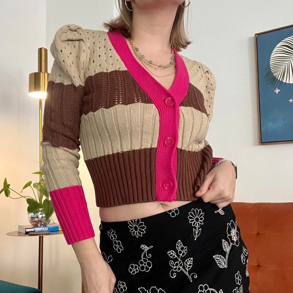 NWT Calligraphie Cardigan - Picture 3 of 3